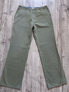 100% organic cotton natural earthy Olive Green Casual Pants neutral gorpcore